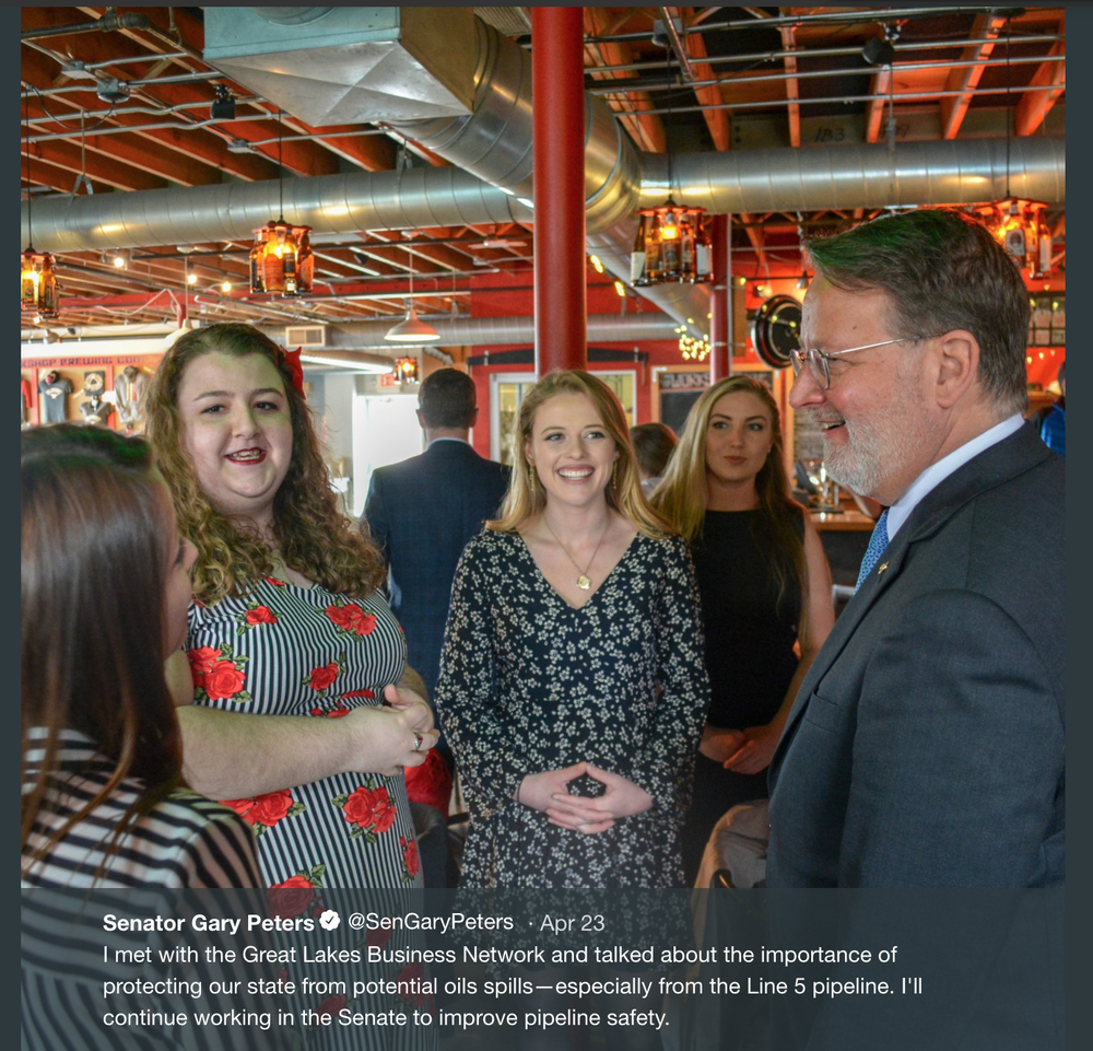 Traverse City Students Meet with U.S. Senator Gary Peters